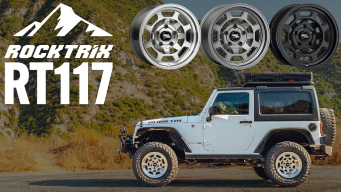 Amazon.com: RockTrix RT117 17 inch Wheel Compatible with